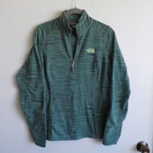 REDUCED - North Face Pullover 1/4 Zip Jacket Green Size Small (222)